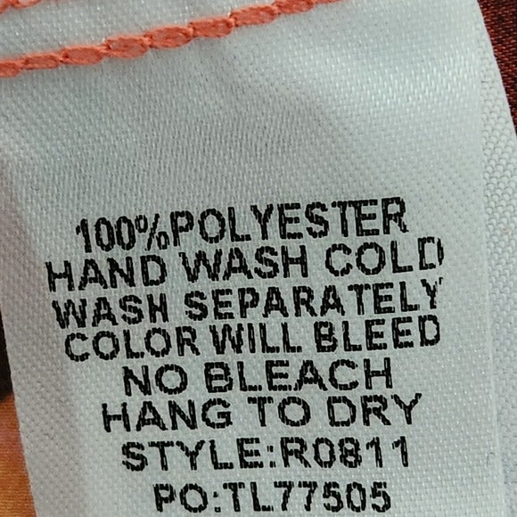 Umgee Pink Floral Satin Blouse with 3/4 Sleeves Size Small NWT