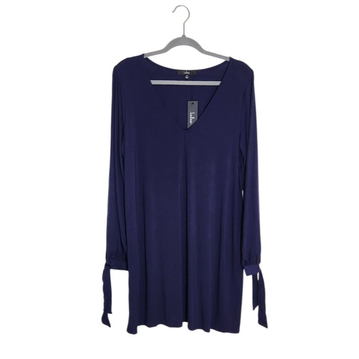 Lulus Navy Blue Shift Dress with Shoulder and Arm Cutouts Size XL NWT