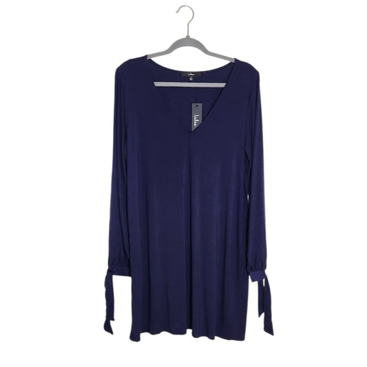 Lulus Navy Blue Shift Dress with Shoulder and Arm Cutouts Size XL NWT