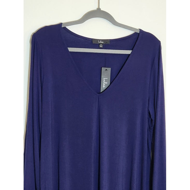 Lulus Navy Blue Shift Dress with Shoulder and Arm Cutouts Size XL NWT