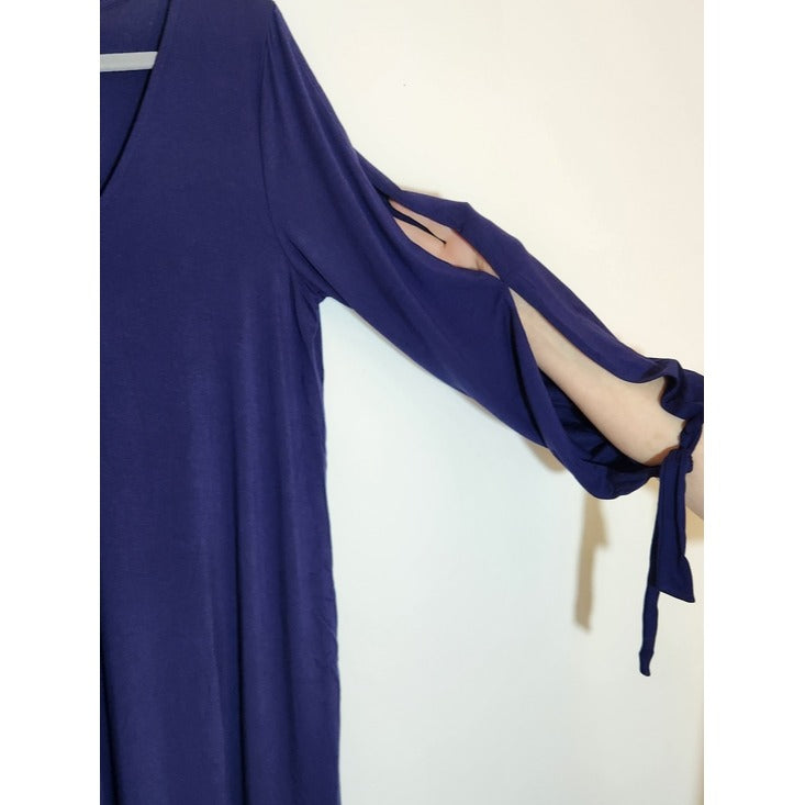 Lulus Navy Blue Shift Dress with Shoulder and Arm Cutouts Size XL NWT