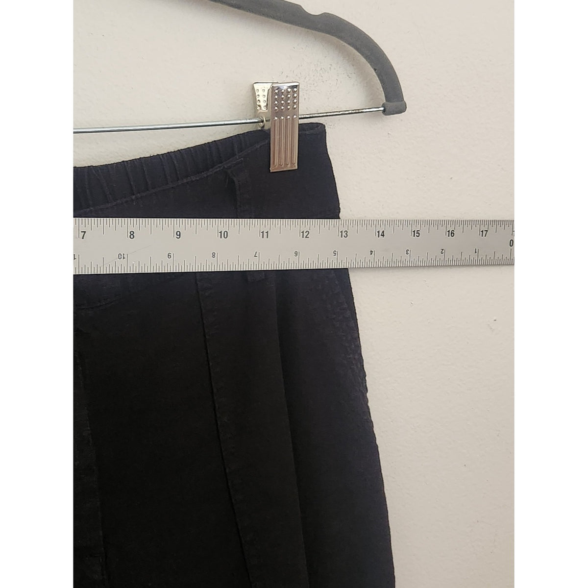Rachel Zoe Black Linen Blend Cropped Cargo Pants Size 2