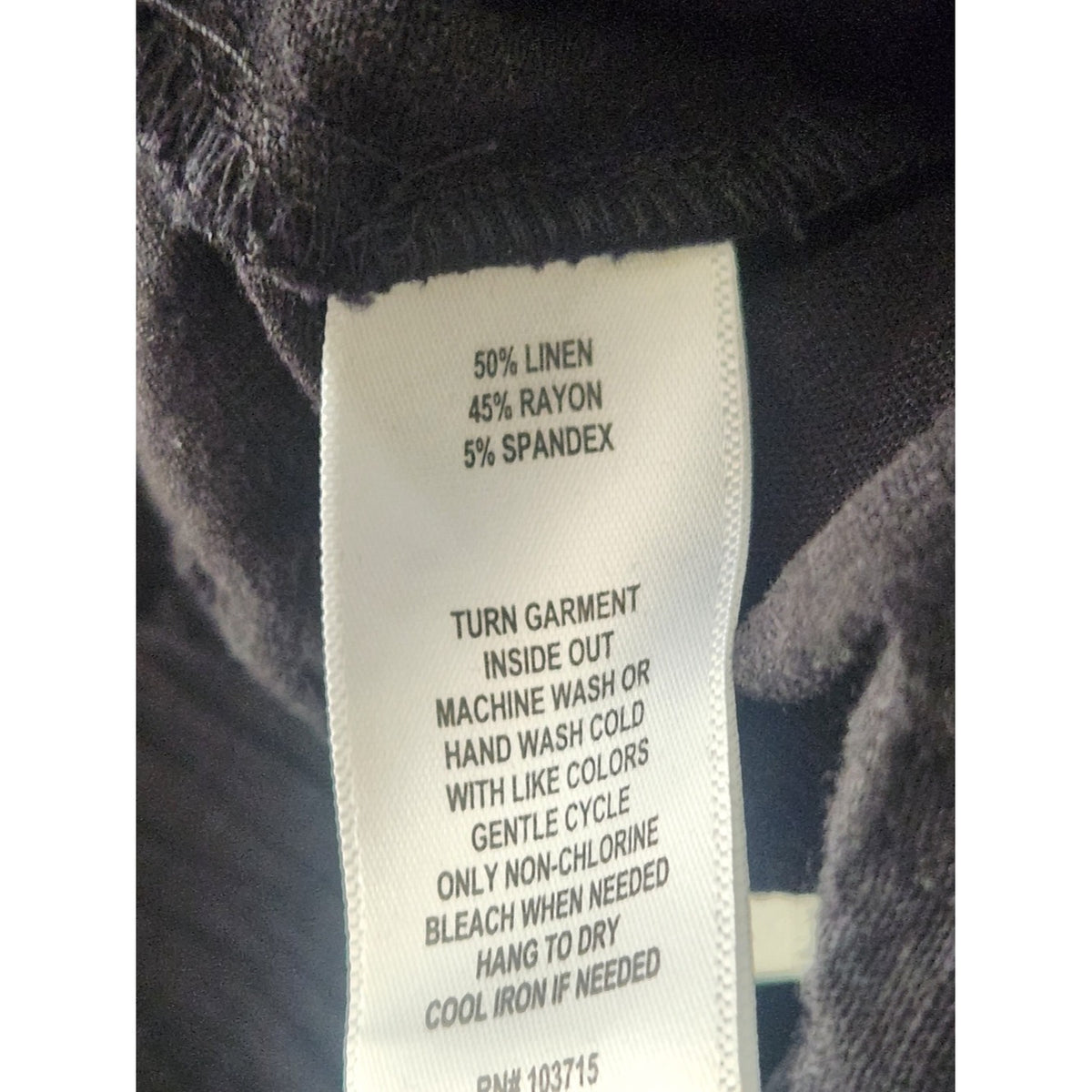 Rachel Zoe Black Linen Blend Cropped Cargo Pants Size 2