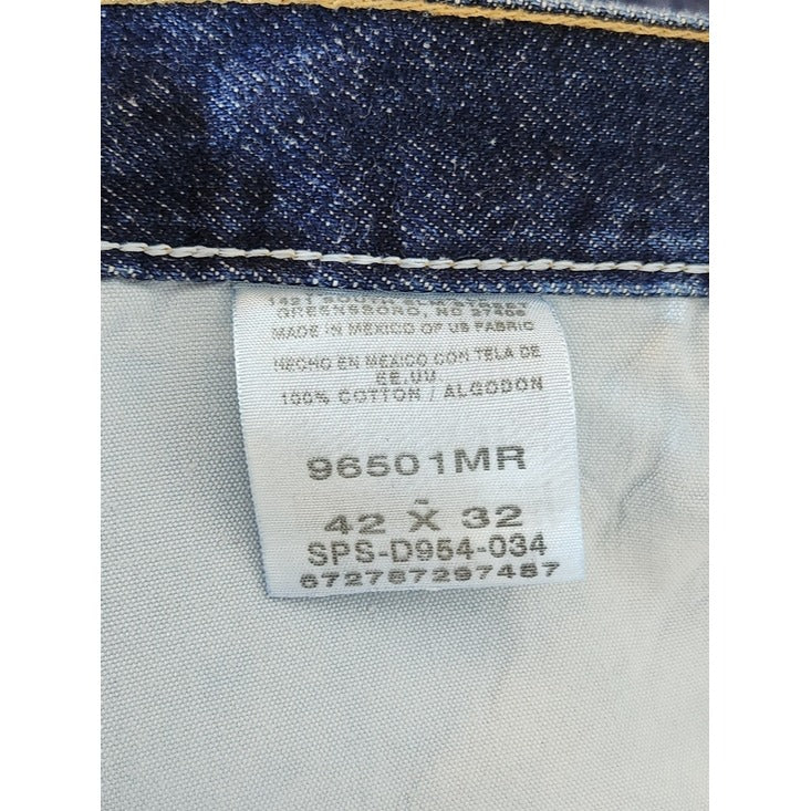 Wrangler Straight Leg Relaxed Jeans Size 42x32