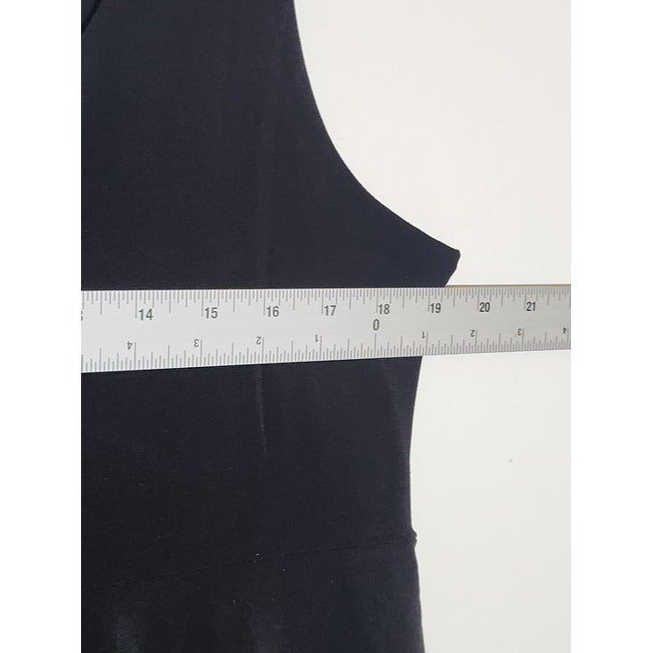 Tiana B Black Tiered Ruffle Tank Dress Size Large