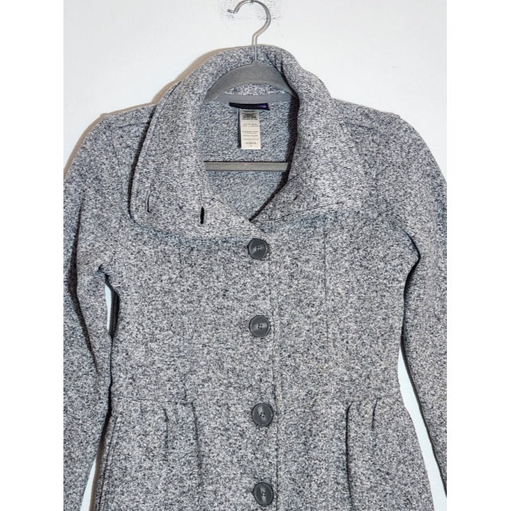 Patagonia Womens Gray Better Sweater Coat Size Small