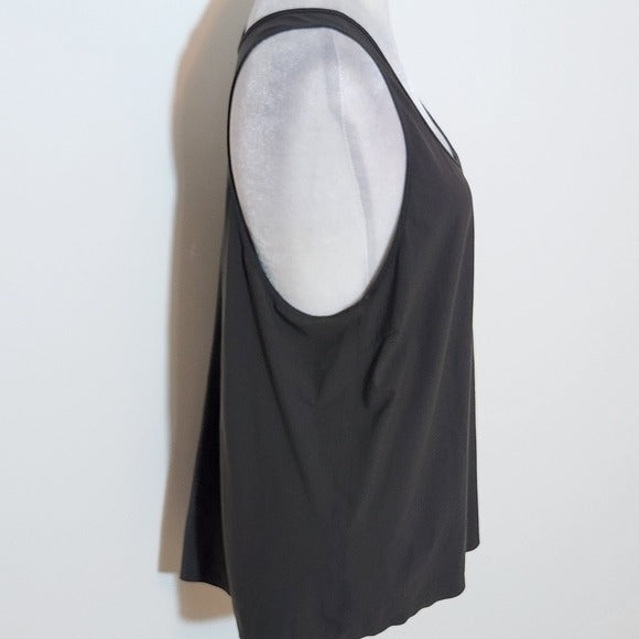 Athleta Gray Sleeveless Activewear Tank Top Size Medium Gray Athleta Tank