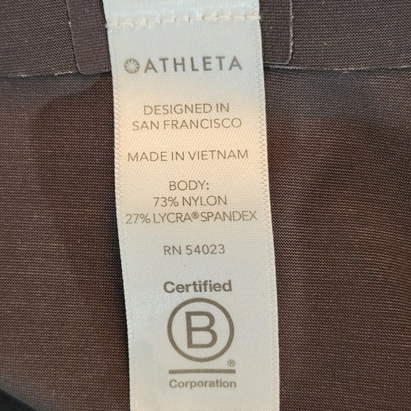 Athleta Gray Sleeveless Activewear Tank Top Size Medium Gray Athleta Tank