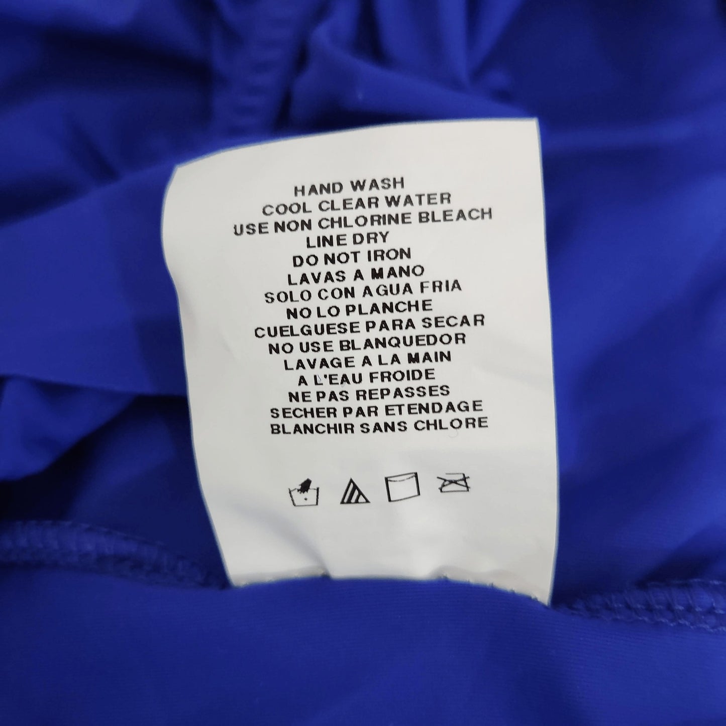 Eco Swim Blue Strapless Swim Cover-Up NWT Size Small Blue Swim Cover