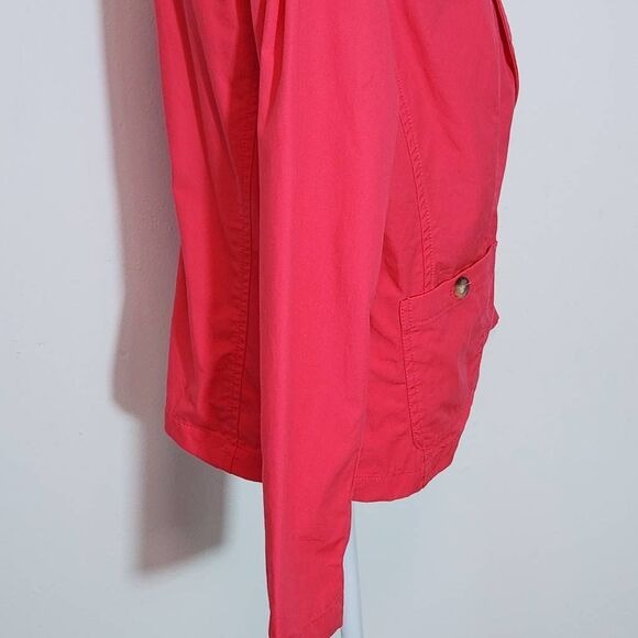 Liz Claiborne Coral Pink Blazer Size Large Petite Pink Blazer