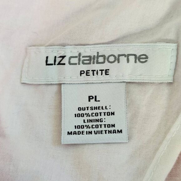 Liz Claiborne Coral Pink Blazer Size Large Petite Pink Blazer