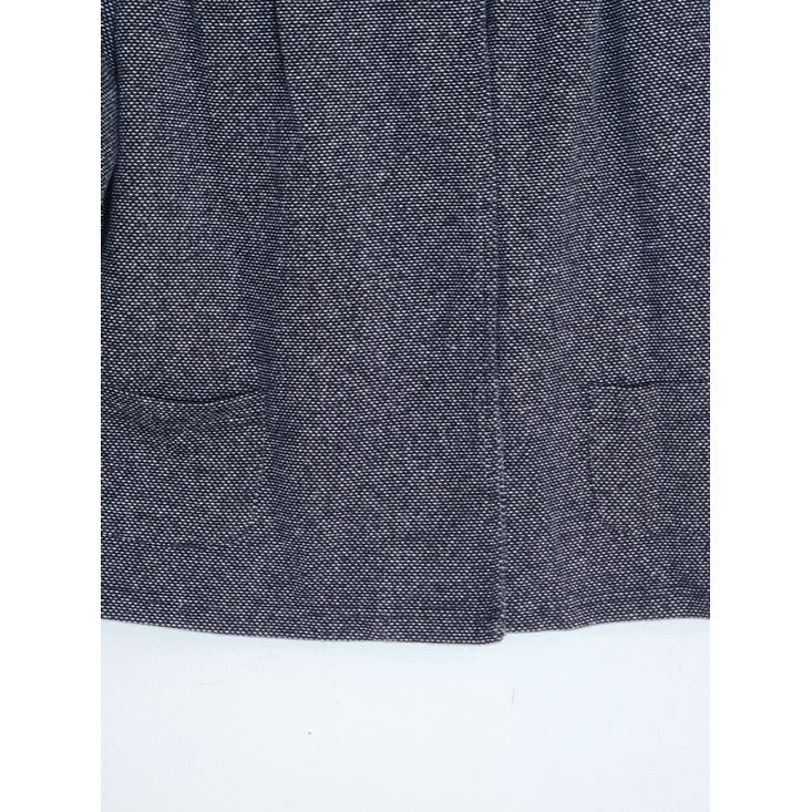 Croft & Barrow Black and Gray Textured Cropped Blazer Size Large