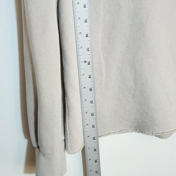 Teacher Graphic Sweatshirt Taupe “Can’t Talk Right Now Doing Teacher Stuff” Sz M