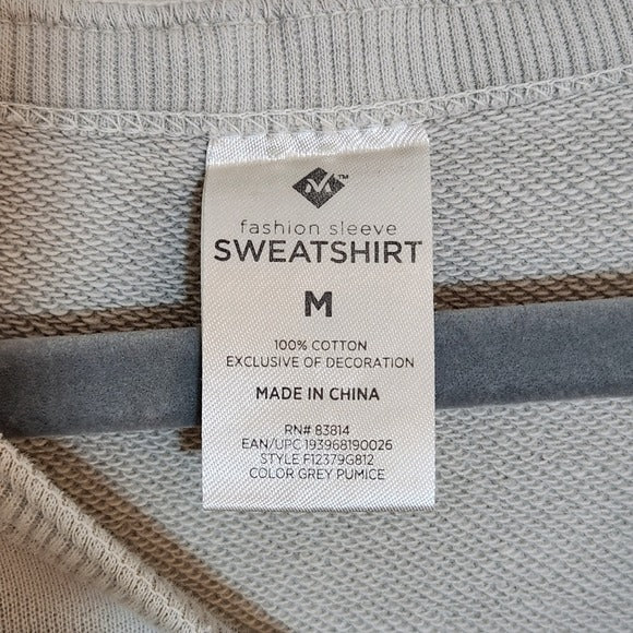 Teacher Graphic Sweatshirt Taupe “Can’t Talk Right Now Doing Teacher Stuff” Sz M
