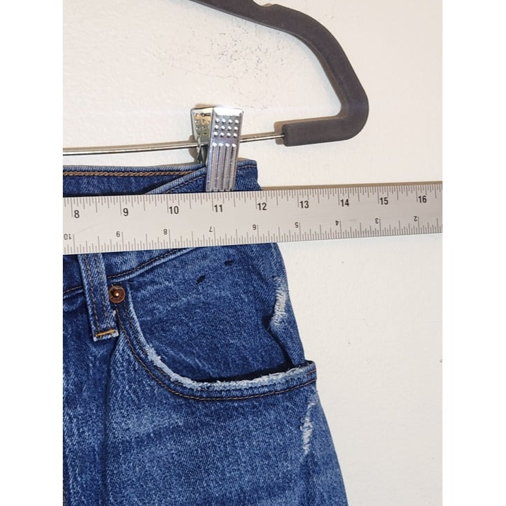 Abercrombie & Fitch Medium Wash 90s Straight Ultra High Rise Jeans Size 26/2