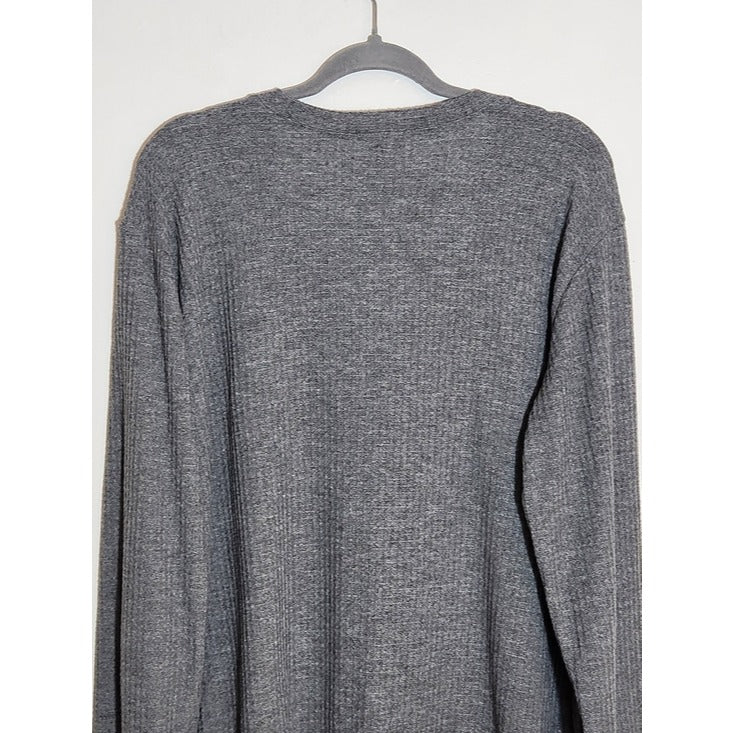 Torrid Gray Waffle Knit Long Sleeve Pullover Size 1X
