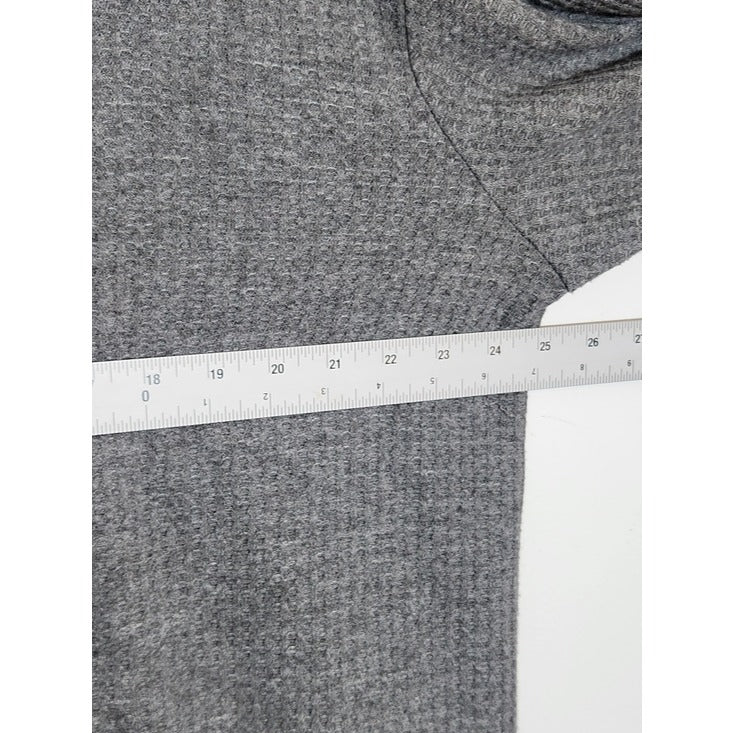 Torrid Gray Waffle Knit Long Sleeve Pullover Size 1X