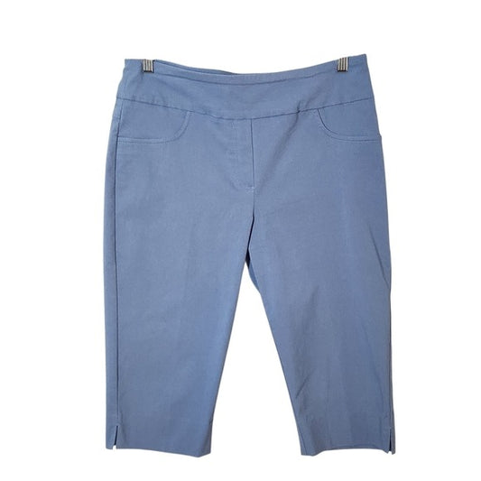 Ruby Rd Blue Pedal Pushers Size 12 Petite