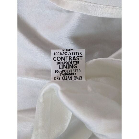 a. drea Cream Strapless Tulle Mini Cocktail Dress Size Medium New