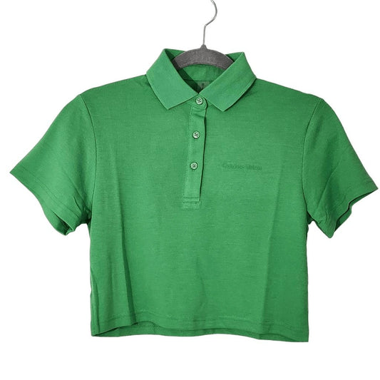 Outdoor Voices Green Cropped Polo NWT Size XXS Outdoor Voices Green Polo