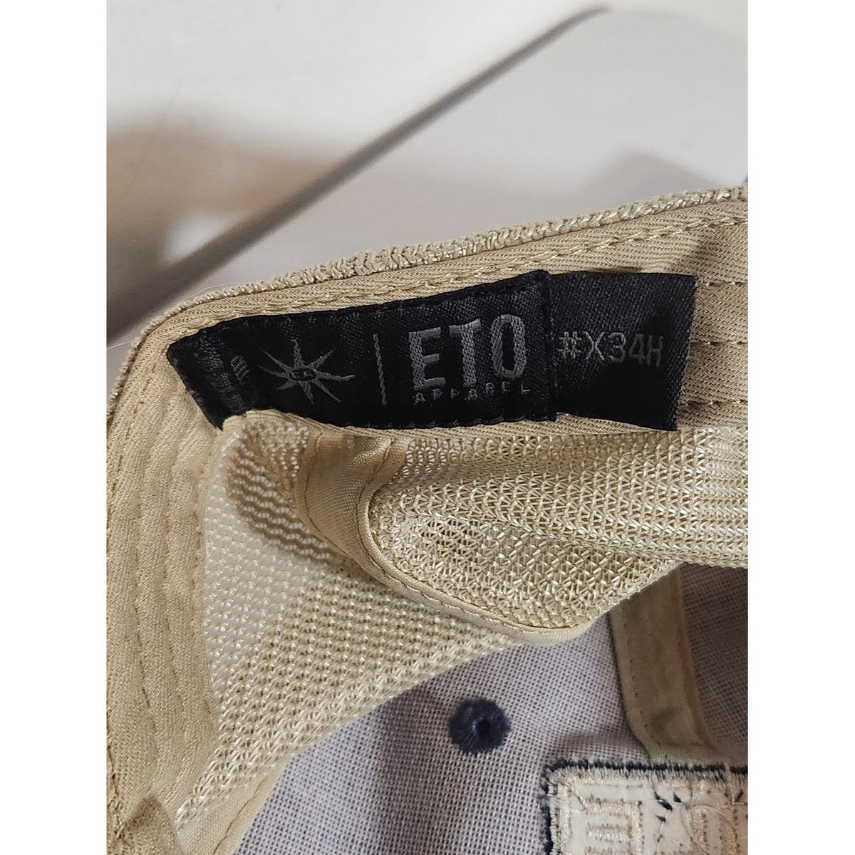 ETO Apparel Mile 0 Key West Blue Denim Look Trucker Hat Adjustable NWT