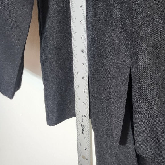 Roaman’s Black Shawl Collar Pant Suit Set Size 26W NWOT