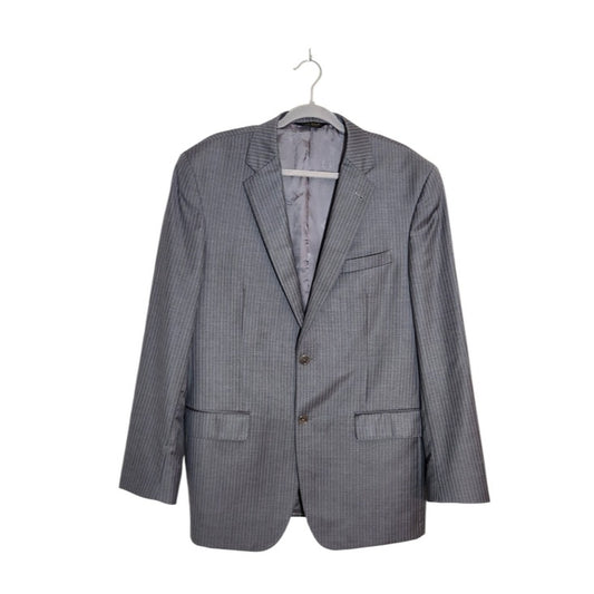 Jos. A. Bank Gray Stripe Wool Blazer Size 42L