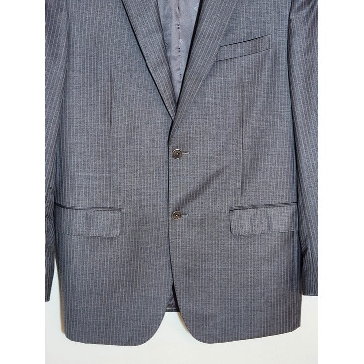 Jos. A. Bank Gray Stripe Wool Blazer Size 42L