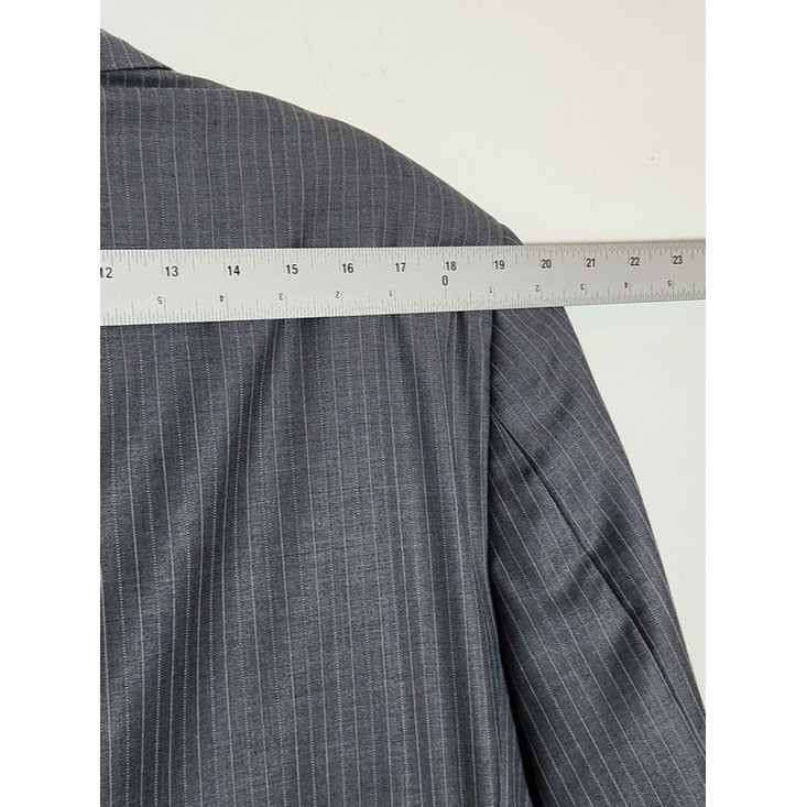 Jos. A. Bank Gray Stripe Wool Blazer Size 42L