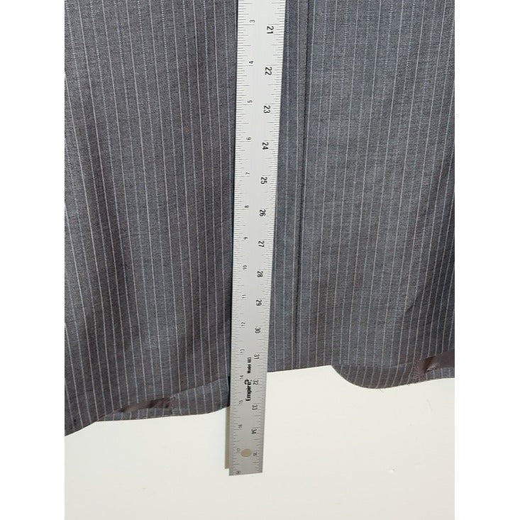 Jos. A. Bank Gray Stripe Wool Blazer Size 42L