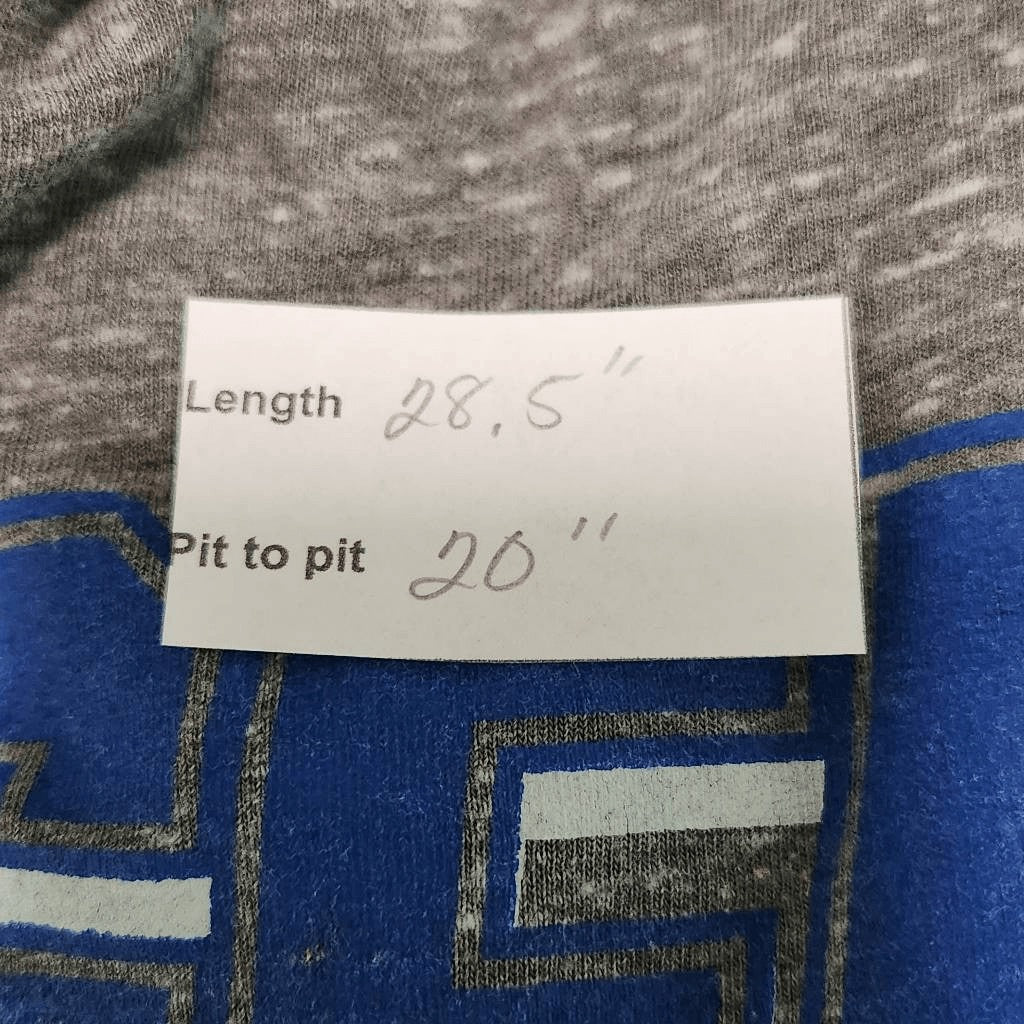 Women's University of Memphis Tigers Gray Raglan Short Sleeve Tee Size Medium