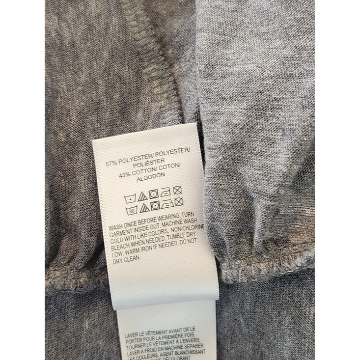 Lucky Brand Gray and White Star Print Tee Size XL NWT