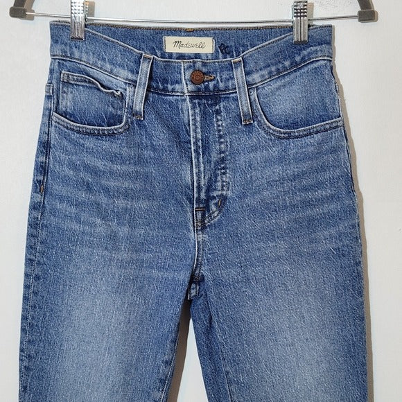 Madewell Women's High-Rise Jeans with Cut-Off Hems Size 25 Petite