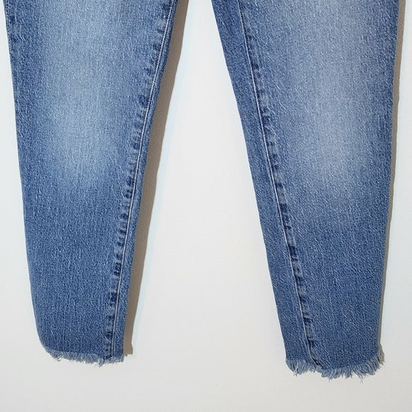 Madewell Women's High-Rise Jeans with Cut-Off Hems Size 25 Petite