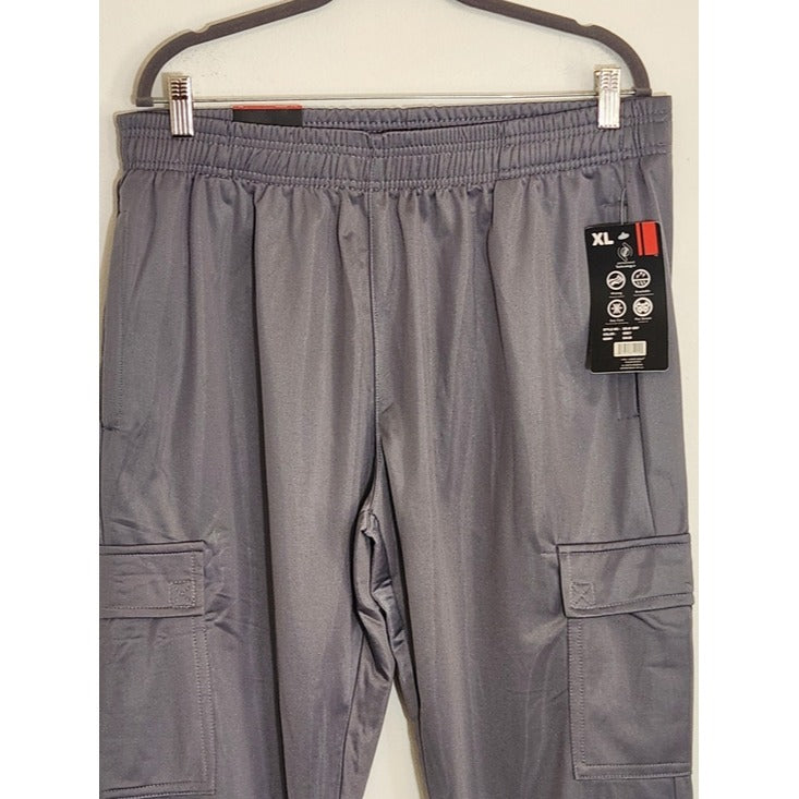 Cougar Sport Gray Cargo Jogger Pants Size XL NWT