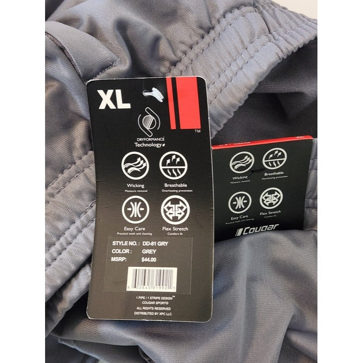 Cougar Sport Gray Cargo Jogger Pants Size XL NWT