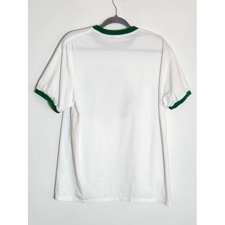 Coors Light White and Green St. Patrick's Day Ringer Tee Size Large