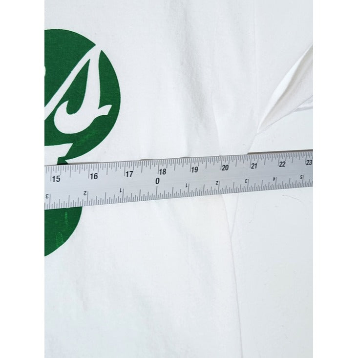 Coors Light White and Green St. Patrick's Day Ringer Tee Size Large
