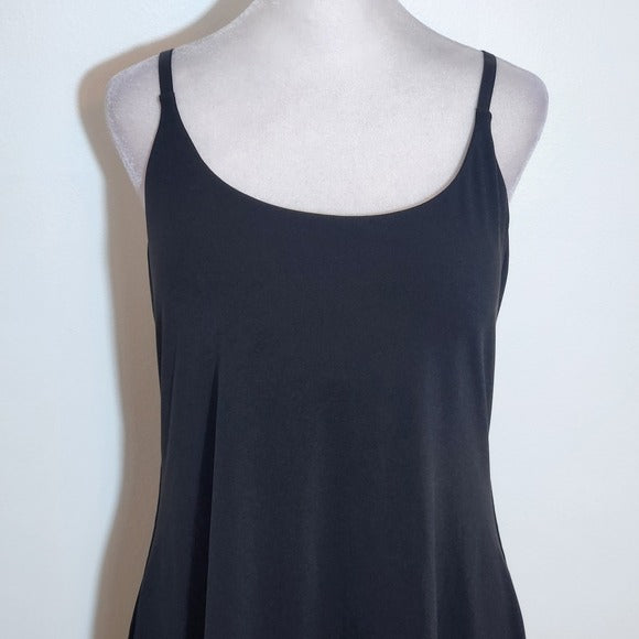 Healthy Yoga Black Tennis Dress Size Large NWT