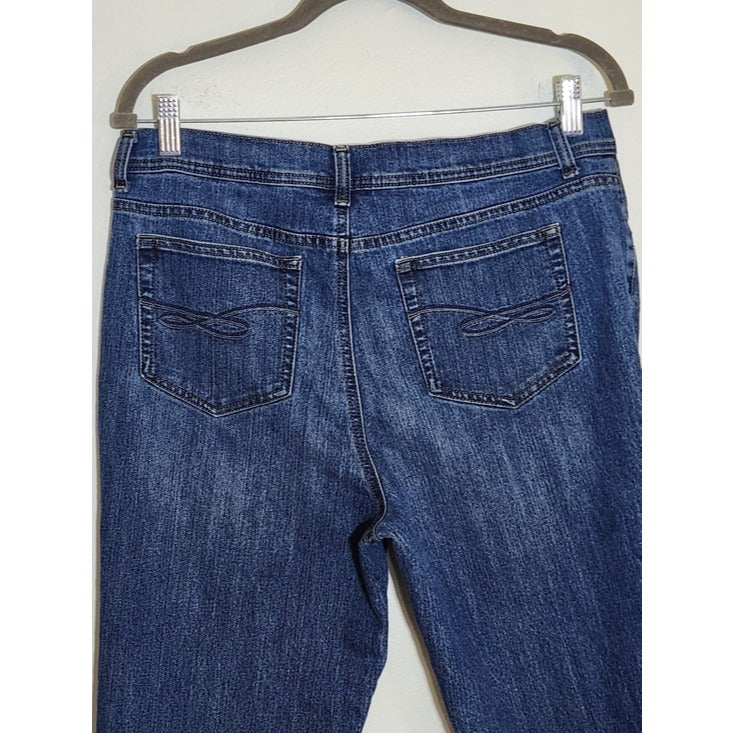 Style & Co Medium Wash Slim Leg Jeans Size 14 Petite