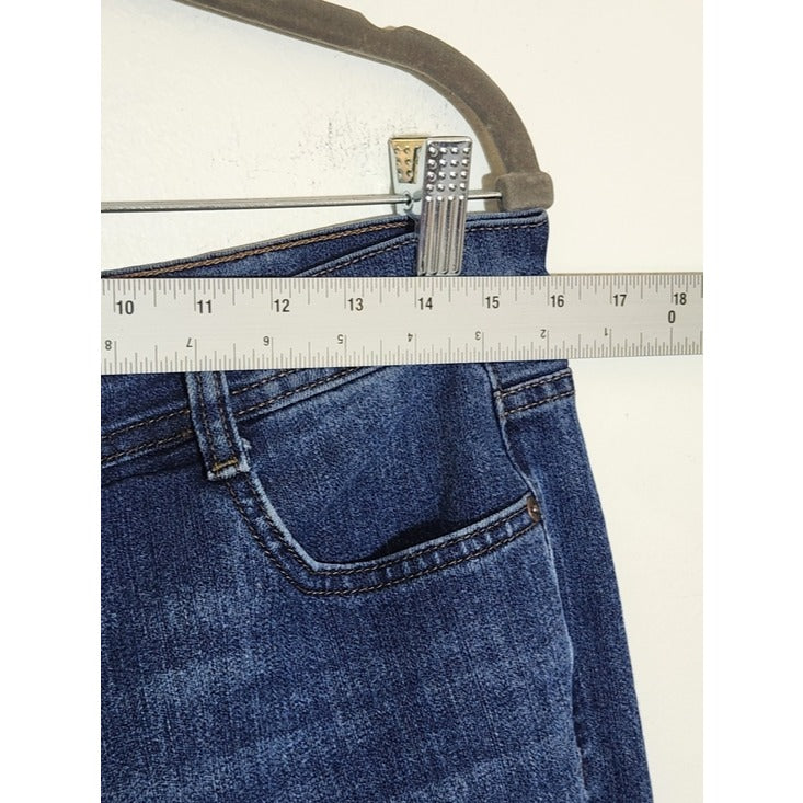 Style & Co Medium Wash Slim Leg Jeans Size 14 Petite