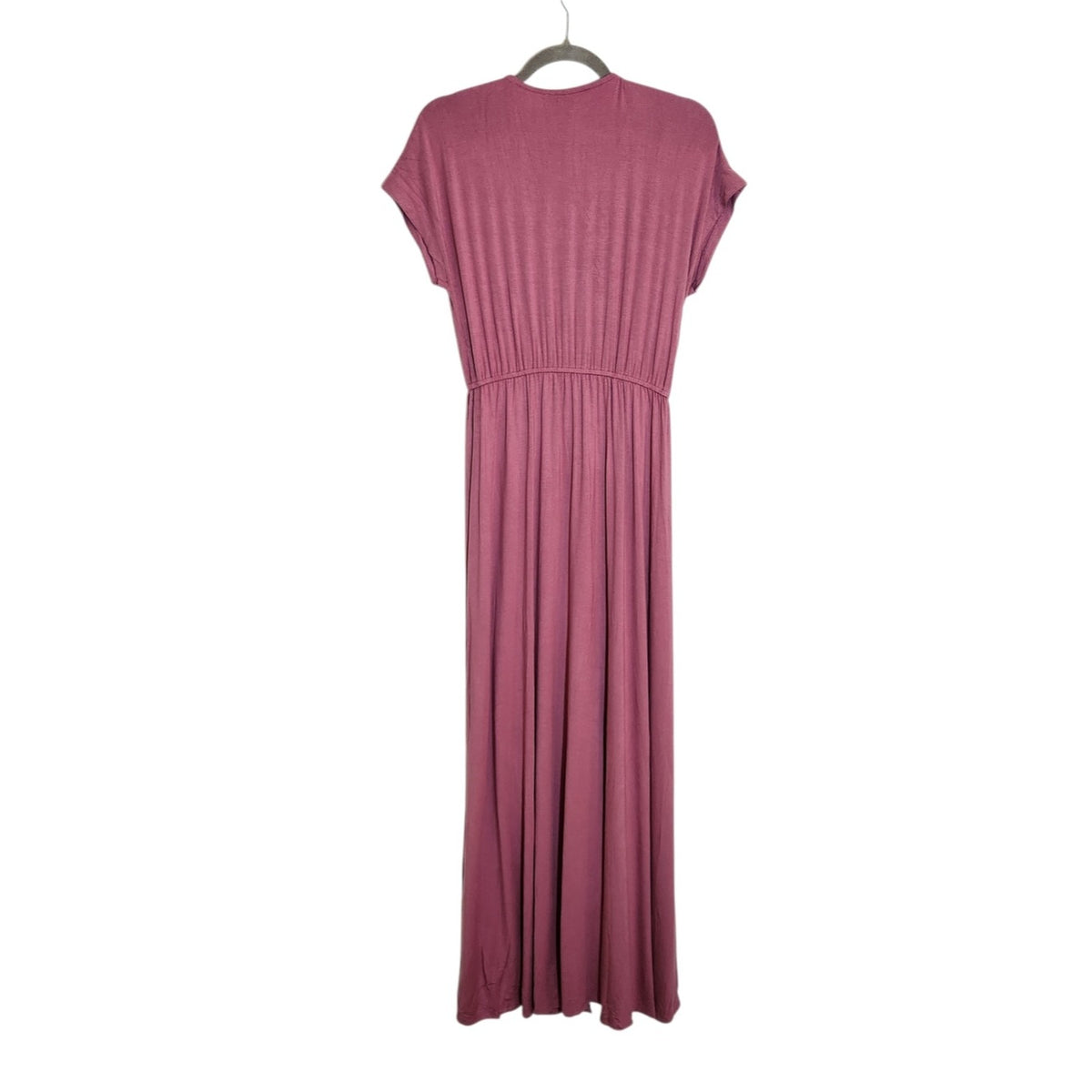Lulus Pink Short Sleeve Boho Maxi Dress Size Medium Casual Wedding Guest