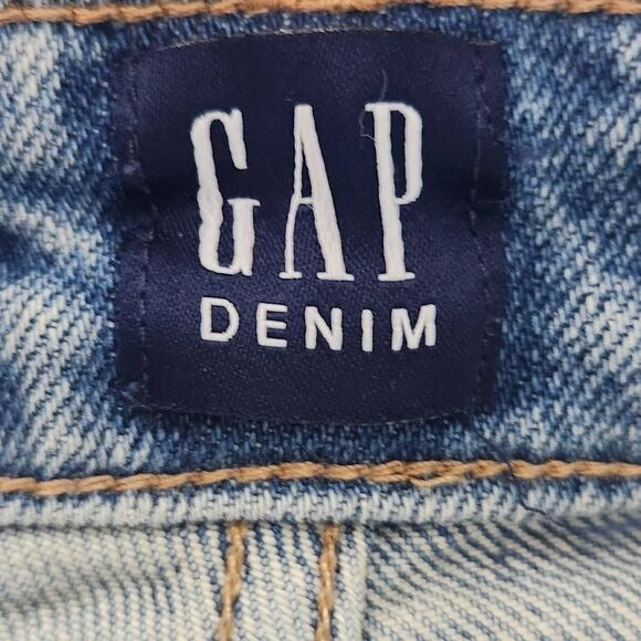 Gap Distressed Girlfriend Straight Ankle Jeans Size 29