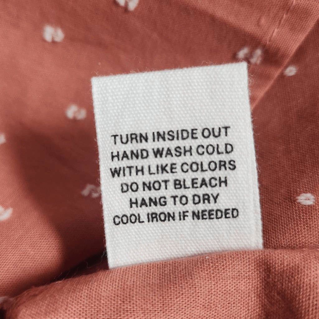 Mine Terra Cotta Sleeveless Blouse with Embroidered Details NWOT Size Medium