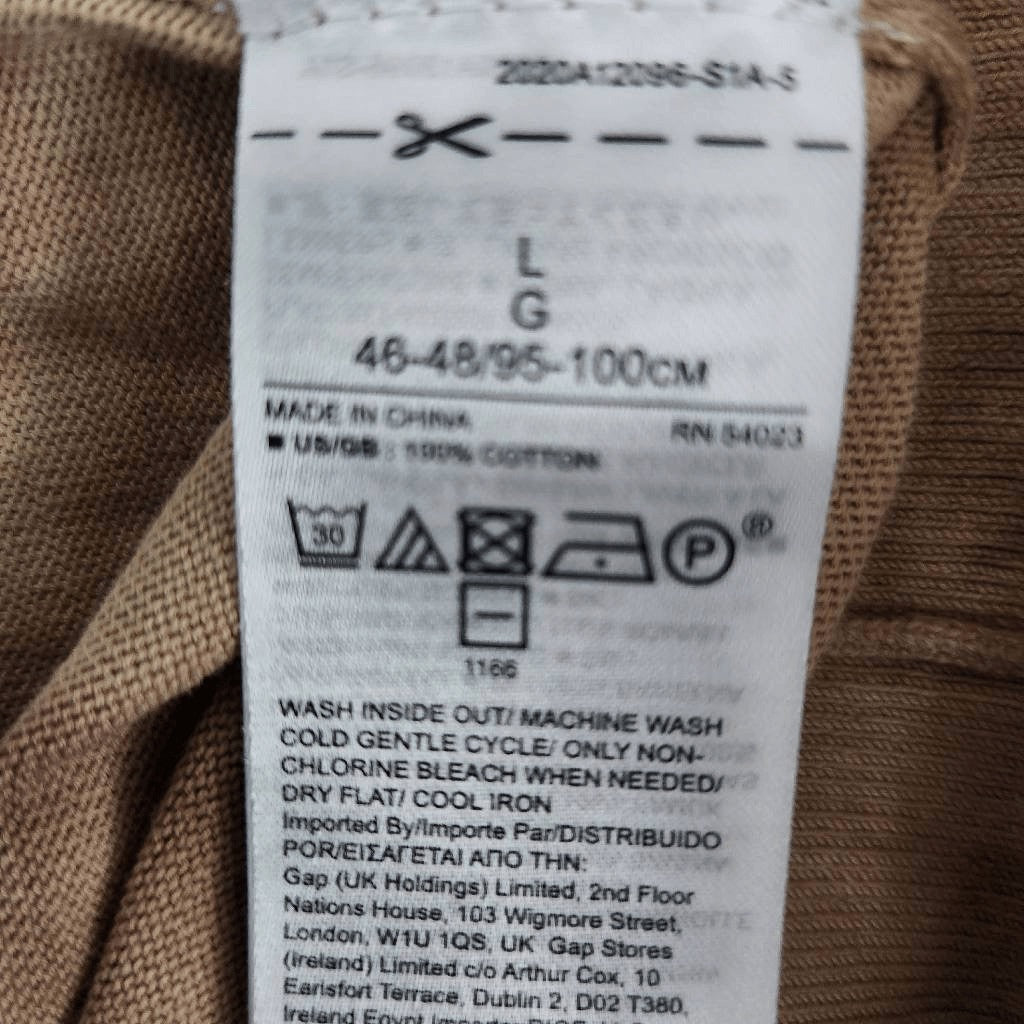 Banana Republic Tan Dyed Short Sleeve Knit Top Size Large Brown Dyed Sweater