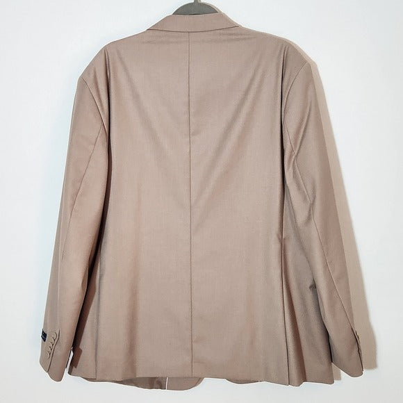 Studio Ferara Mens Khaki Sport Coat Size 46S NWT