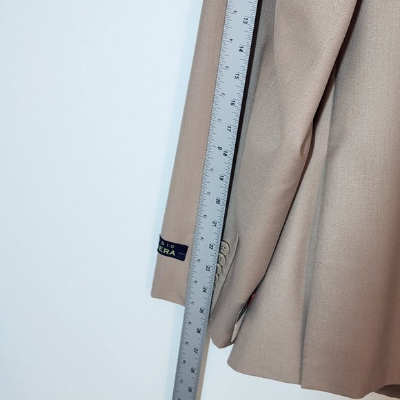 Studio Ferara Mens Khaki Sport Coat Size 46S NWT