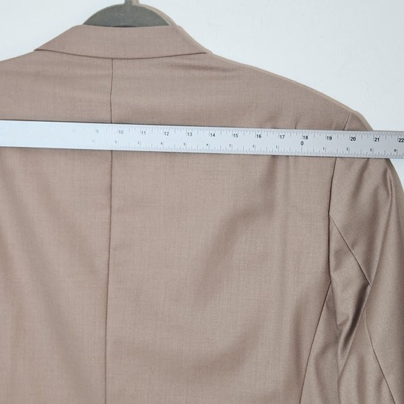 Studio Ferara Mens Khaki Sport Coat Size 46S NWT