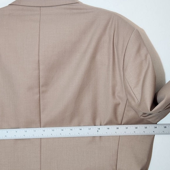 Studio Ferara Mens Khaki Sport Coat Size 46S NWT