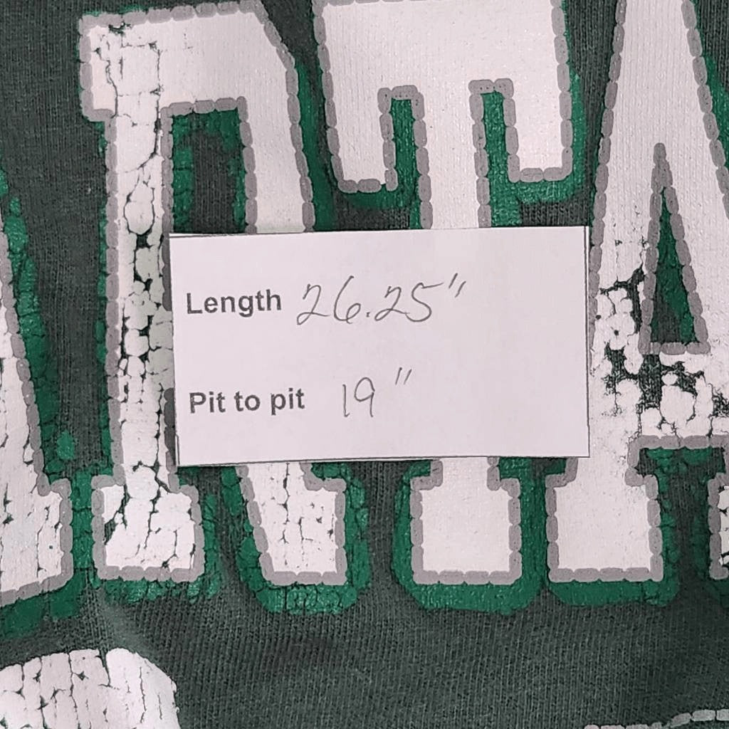 Green Michigan State Short Sleeve Tee Size Medium Men's Green Spartans T-Shirt